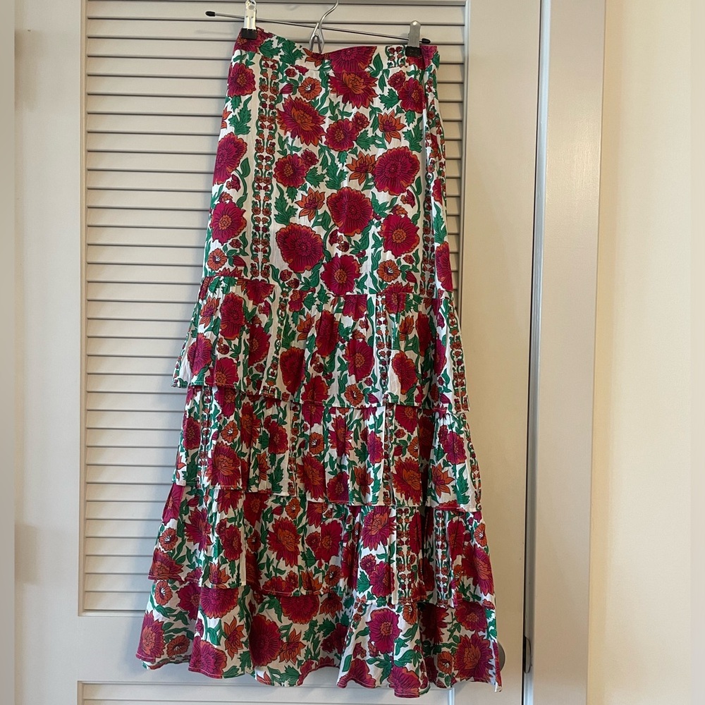 Ro’s Garden Pink Dijon Honduras Maxi Skirt - Picture 2 of 5